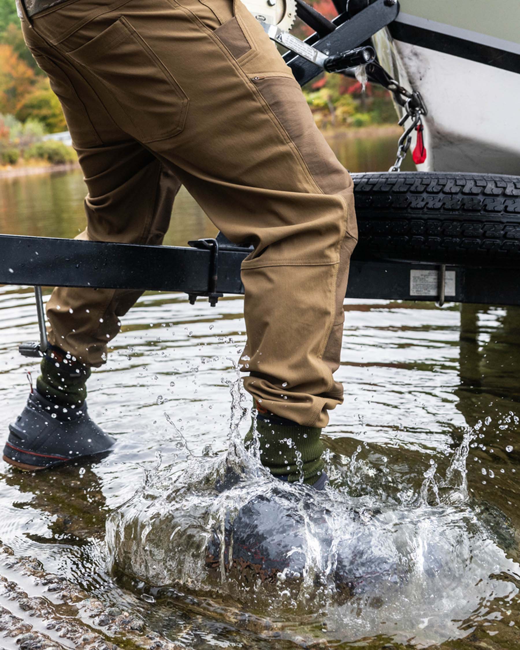 Simms X Sealskinz Rangeley Merino Waterproof Sock - Low - Image 2