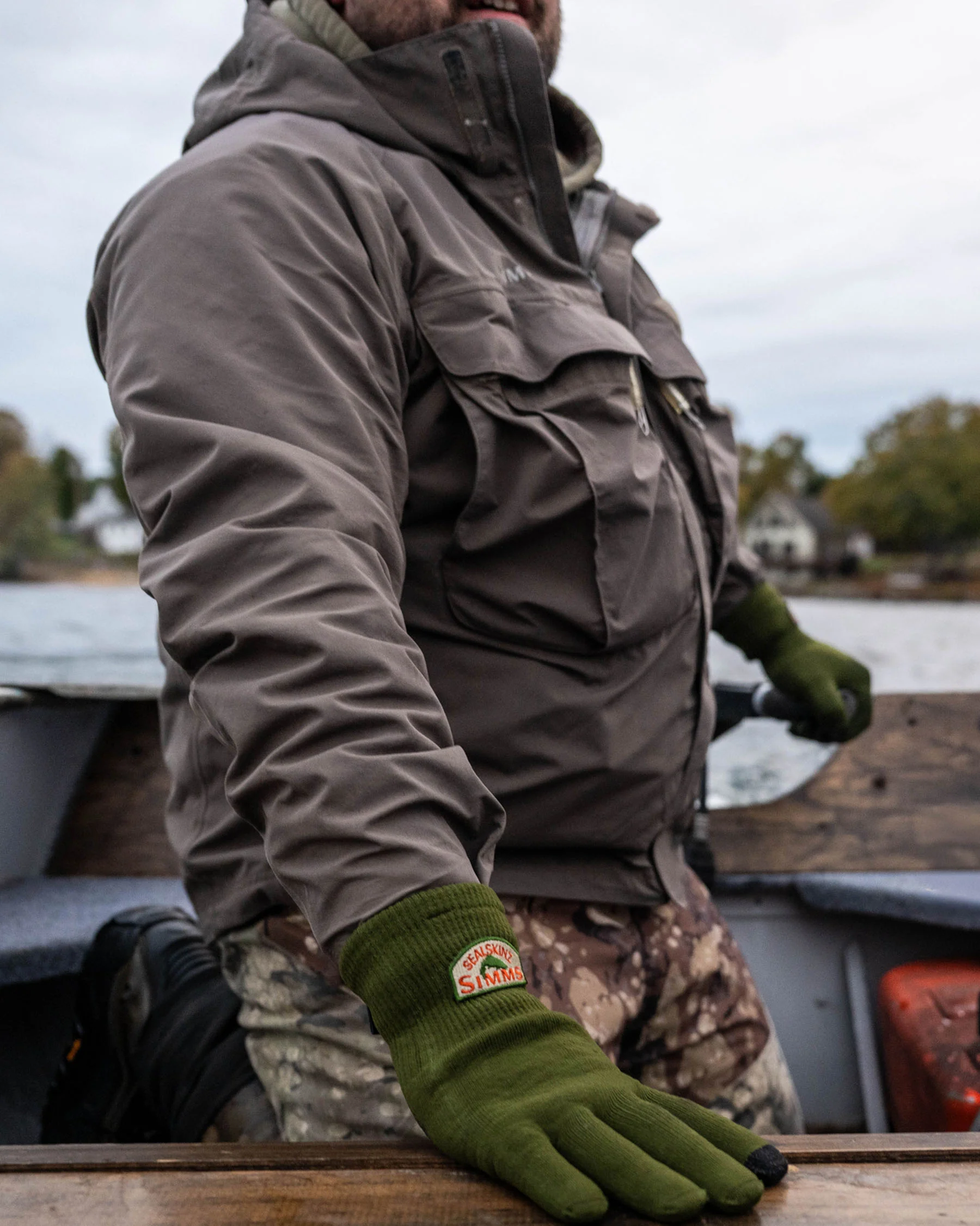 Men's Simms X Sealskinz Rangeley Waterproof Glove - Image 2